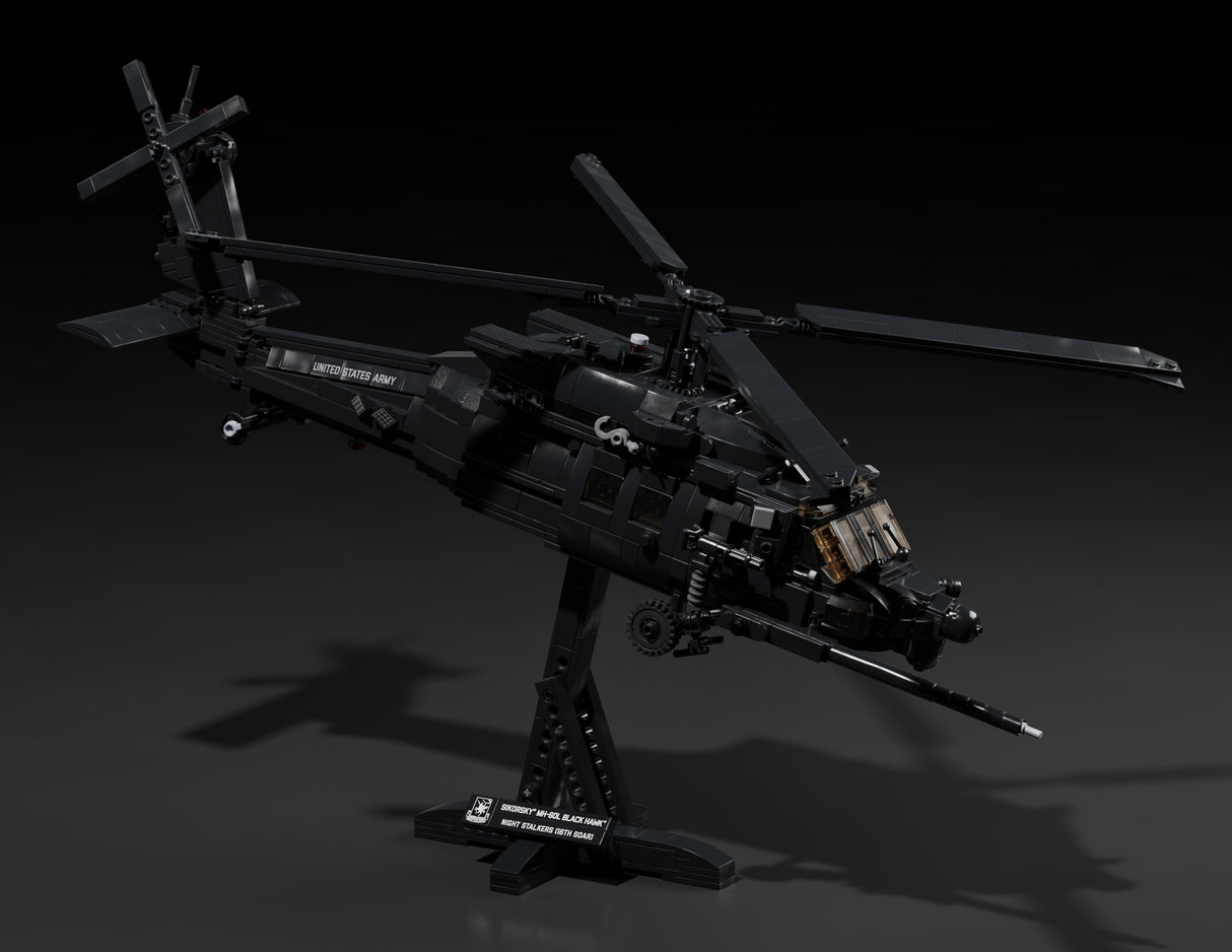 Brickmania 1/48 Sikorsky® MH-60M Black Hawk®, Atom Brick Brick Models Brickmania