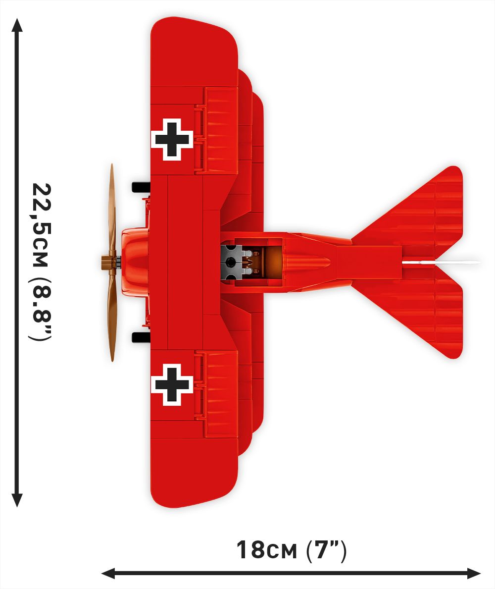 Cobi 1/32 Scale Fokker Red Baron Brick Model Kit Cobi