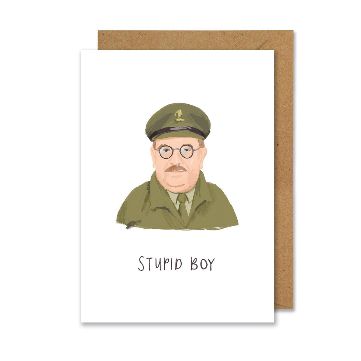Dad’s Army Greetings Card Greetings Card Middle Mouse