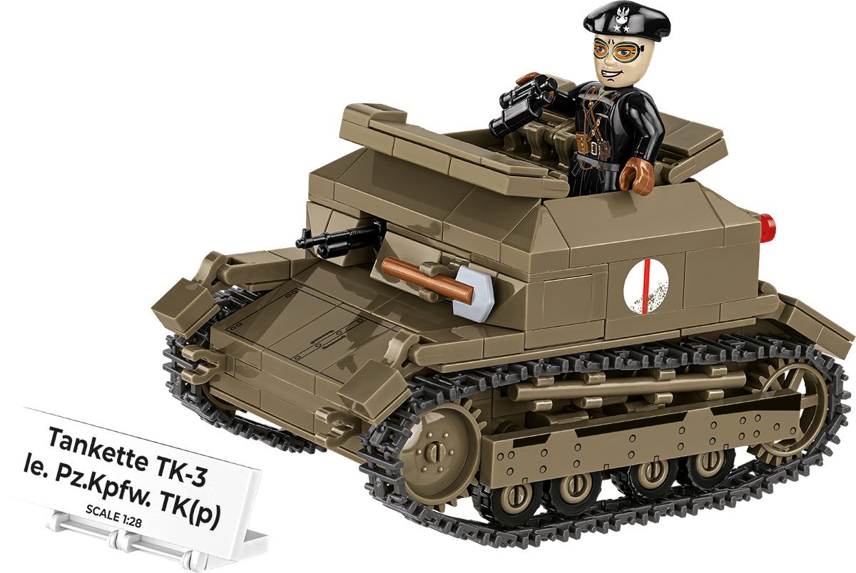 Cobi 1:28 Scale: Tankette TK-3 Brick Model Kit Cobi