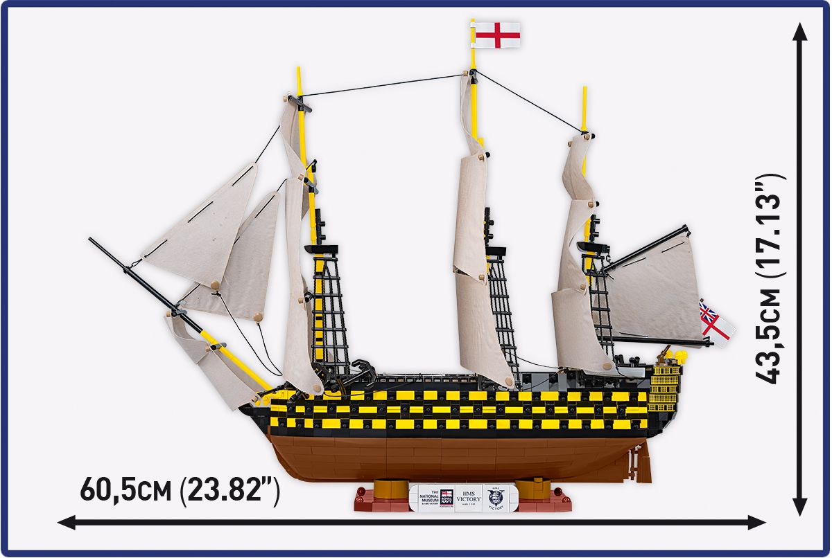 Cobi 1/144 Scale HMS Victory Brick Model Kit Cobi