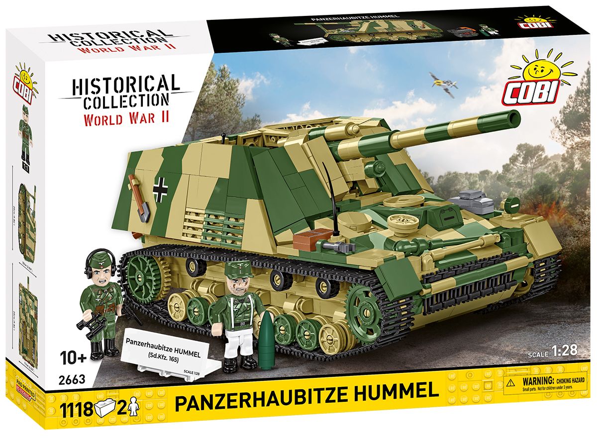 Cobi 1/28 SdKfz 165 Panzerhaubitze Hummel Brick Model Kit Cobi