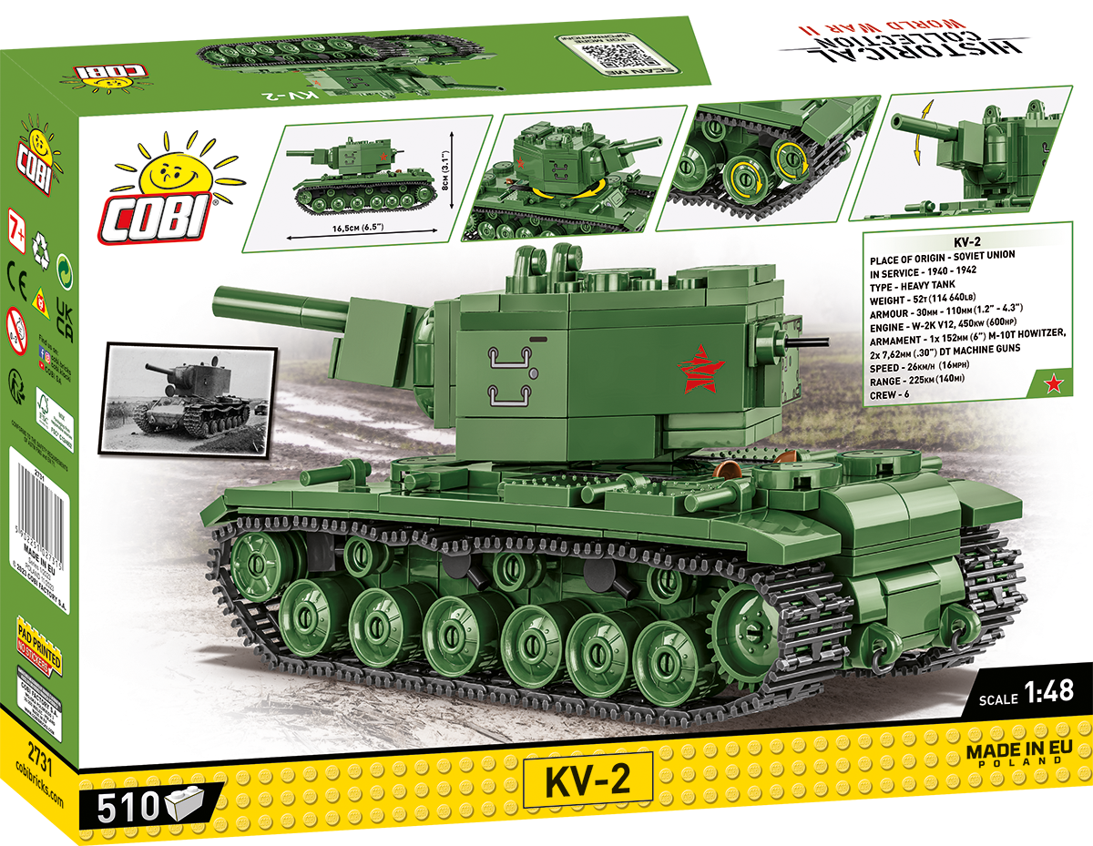Cobi 1:48 KV-2 Brick Model Kit Cobi