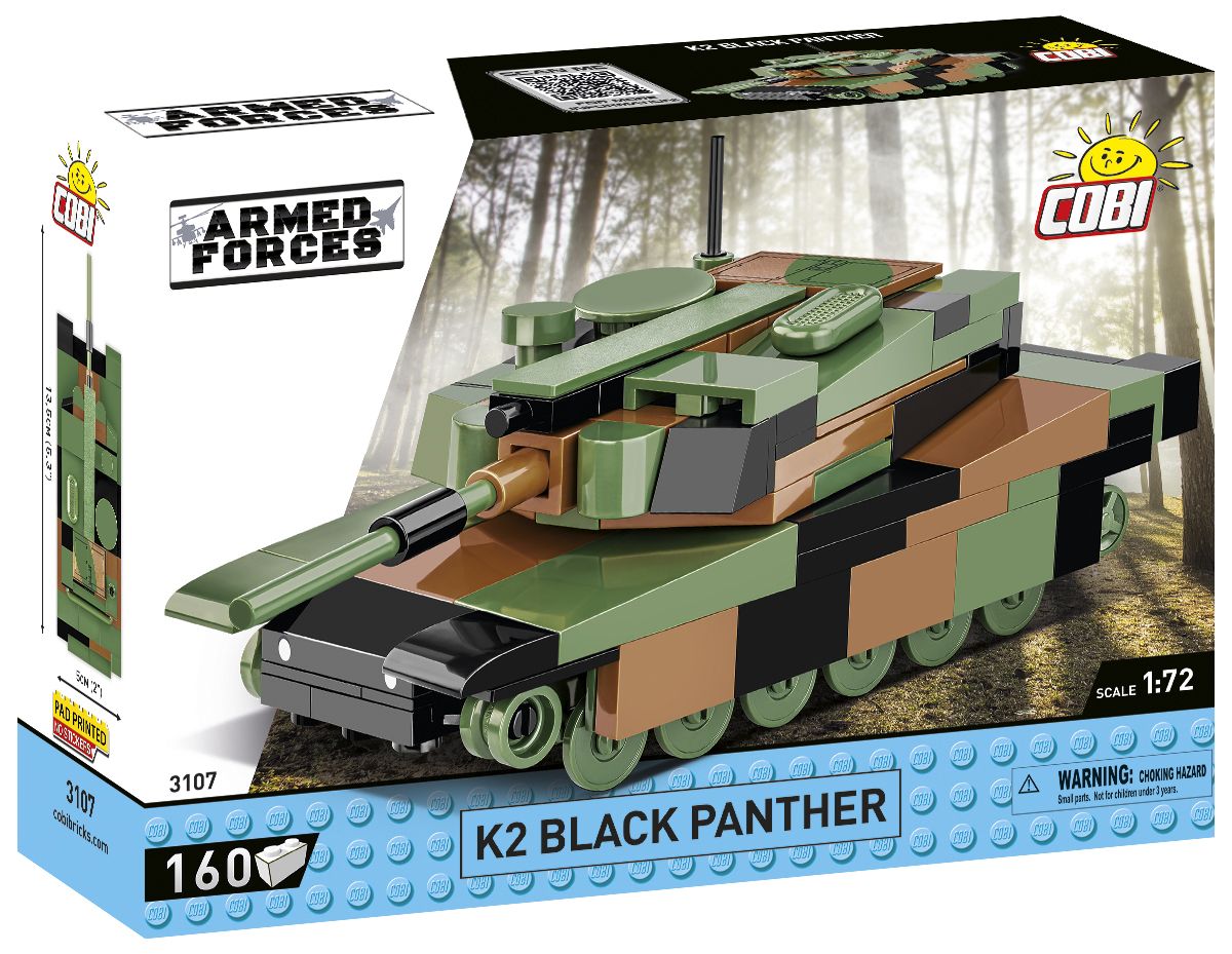 Cobi 1/72 K2 Black Panther Brick Model Kit Cobi