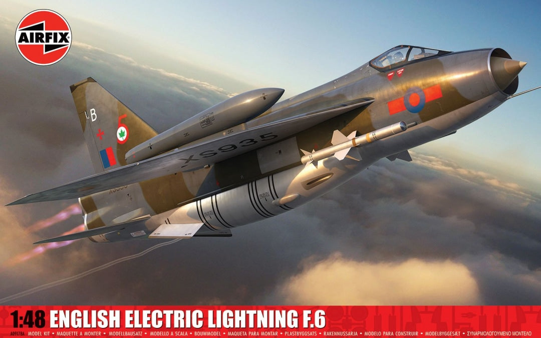 Airfix 1/48 English Electric Lightning F.6 Scale Model Airfix