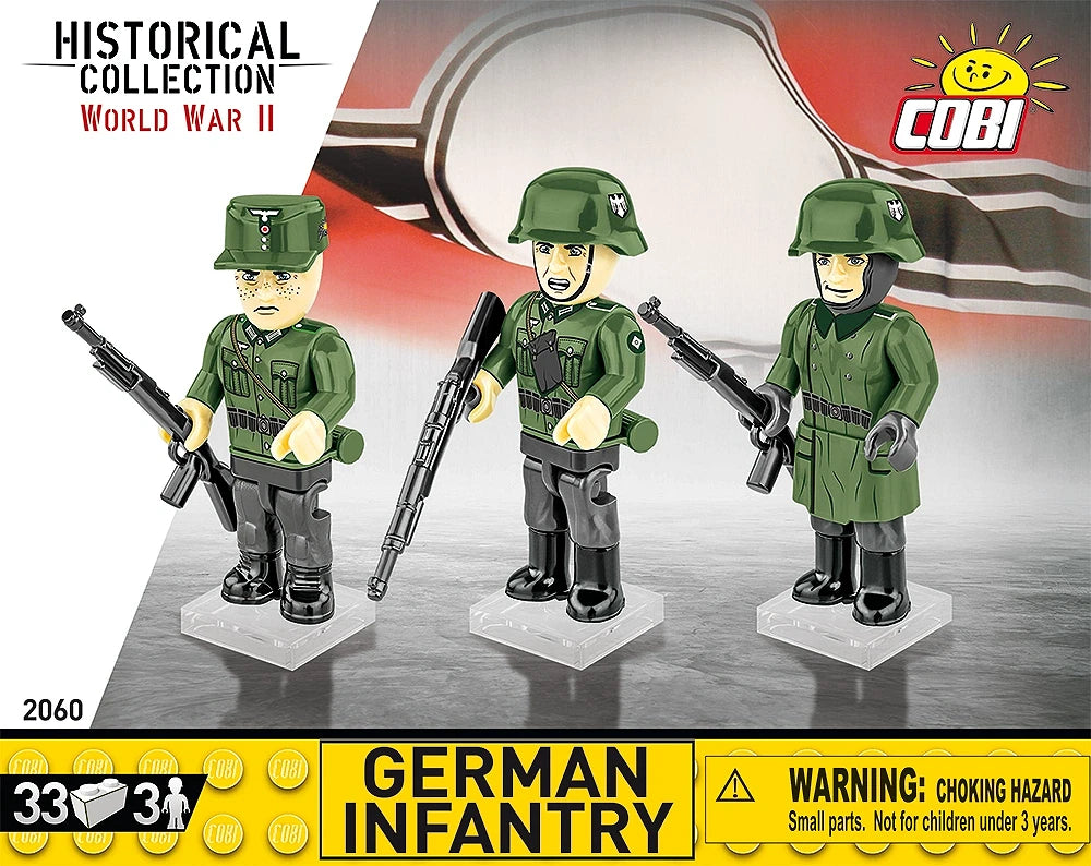Cobi German Infantry Figures Brick Model Kit Cobi