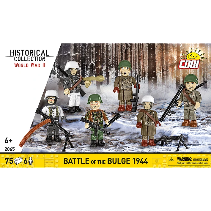 Cobi : Battle Of The Bulge 1944 6 Figure Set Brick Model Kit Cobi