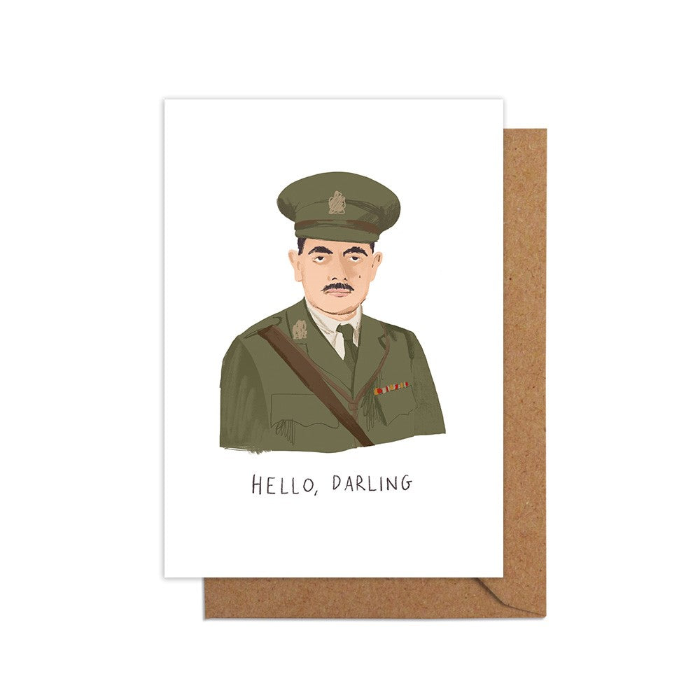 Blackadder IV Greetings Card Greetings Card Middle Mouse
