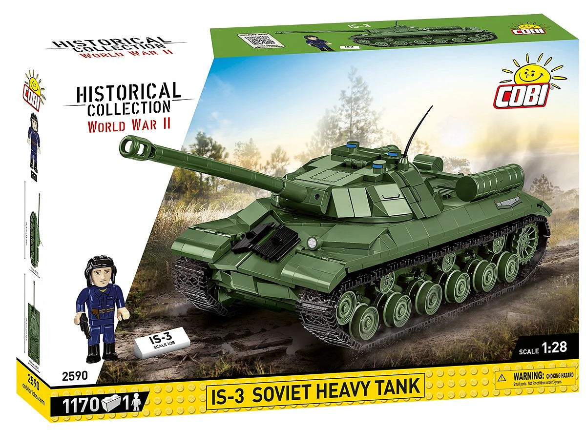 Cobi 1/28 Scale IS-3 Soviet Heavy Tank Brick Model Kit Cobi