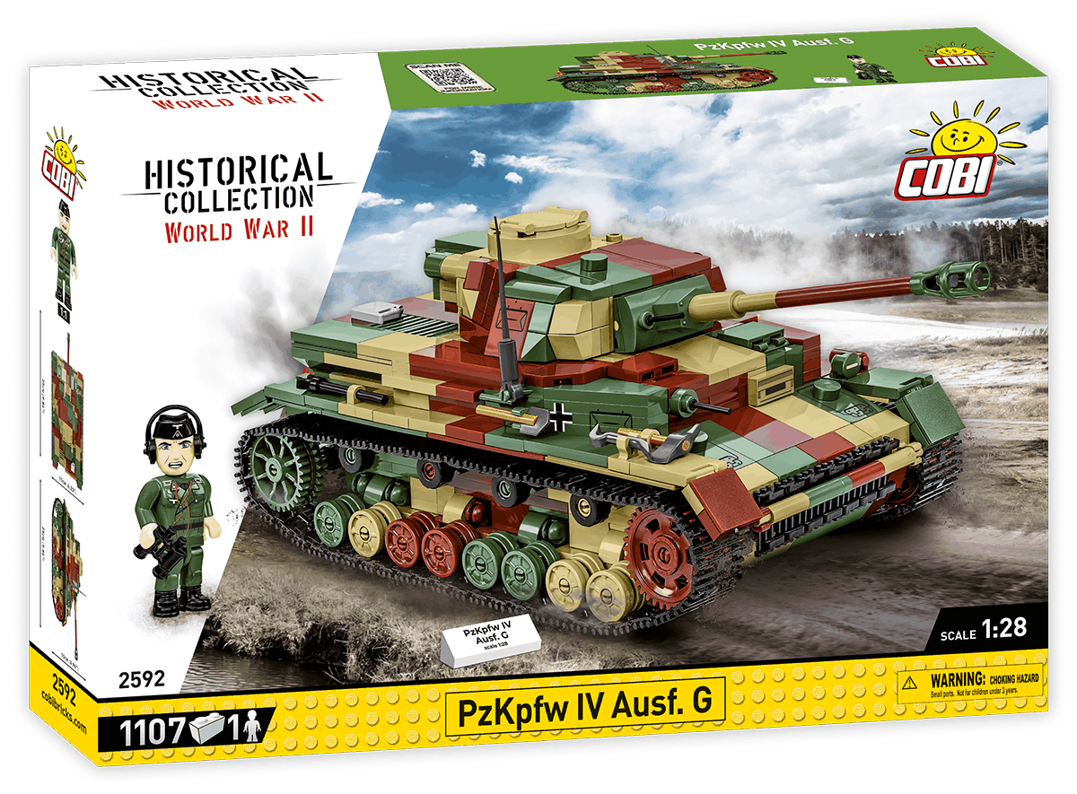 Cobi 1:28 Scale Panzer 4 Ausf G Brick Model Kit Cobi