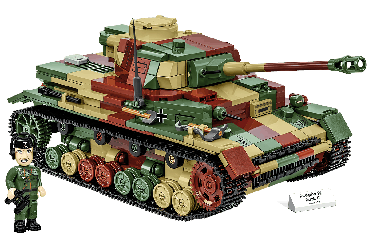 Cobi 1:28 Scale Panzer 4 Ausf G Brick Model Kit Cobi