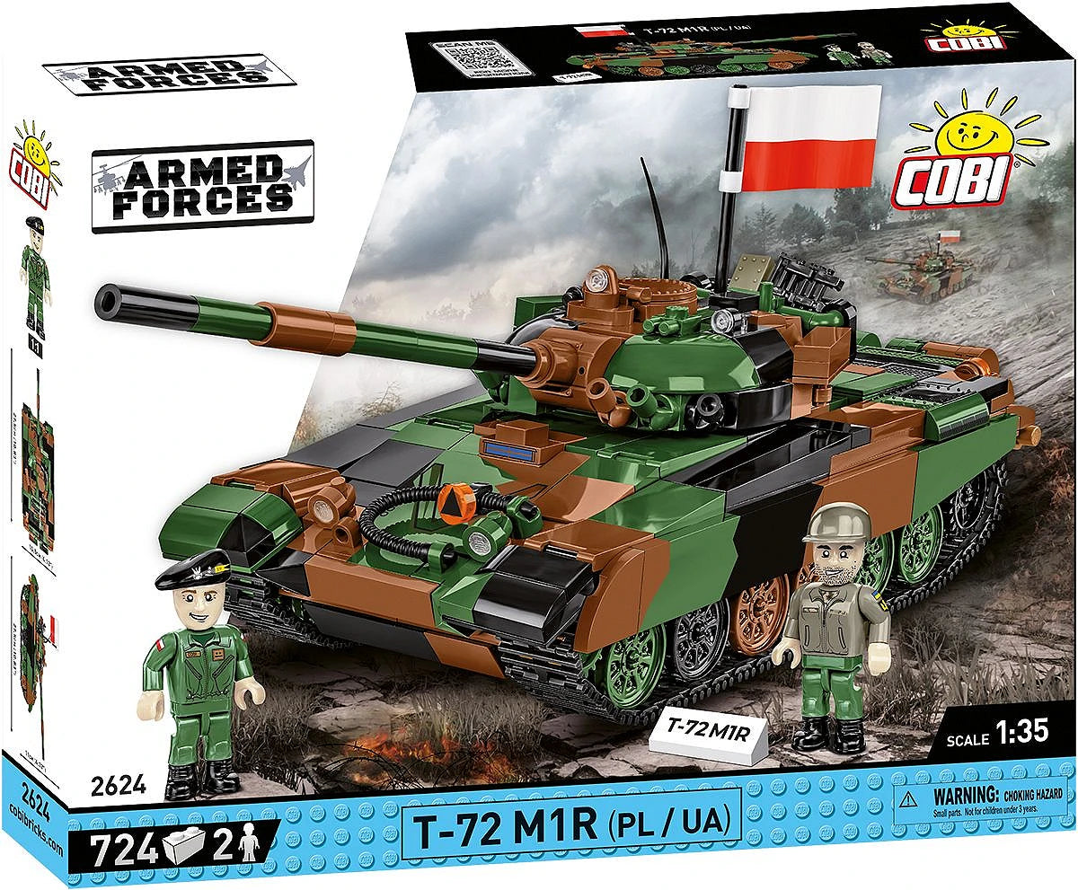 Cobi 1/35: T-72 M1R (PL/UA) Brick Model Kit Cobi