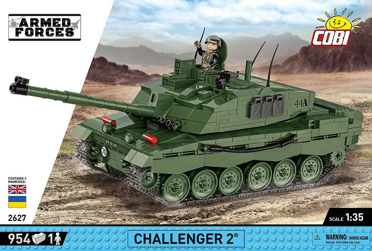 Cobi 1/35 Scale Challenger 2 Tank Brick Model Kit Cobi