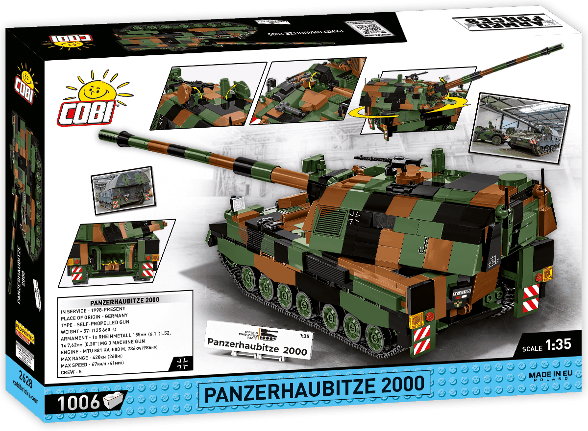 Cobi 1:35 Panzerhaubitze 2000 Brick Model Kit Cobi