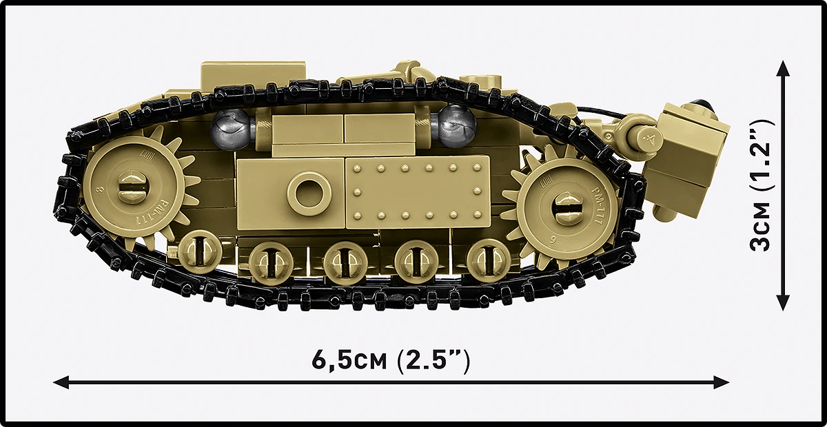 Cobi 1:28 Goliath Tracked Mine Warsaw Uprising