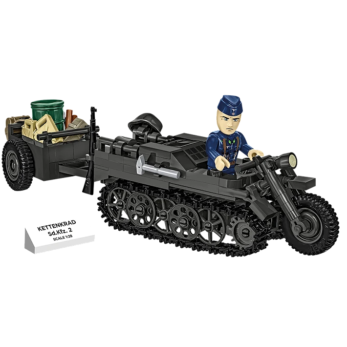 Cobi 1/28 Scale: Kettenkrad Brick Model Kit Cobi