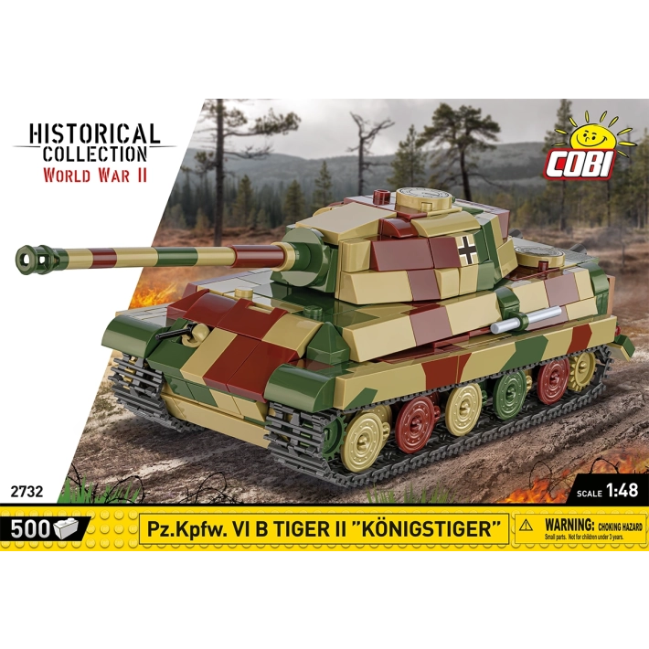 Cobi 1/48 Pz.Kpfw. VI B Tiger II Konigstiger Brick Model Kit Cobi