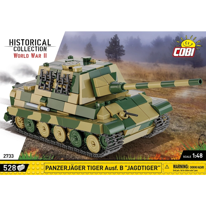 Cobi: 1/48 Panzerjager Tiger Ausf. B Jagdtiger Brick Model Kit Cobi