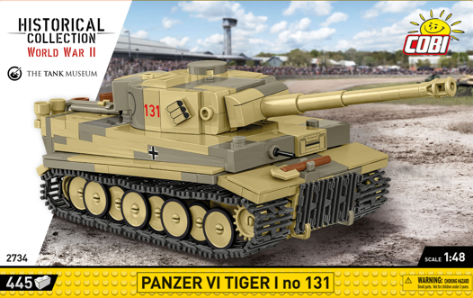 Cobi 1/48 Scale Tiger 131 - Upgraded Brick Model Kit Cobi