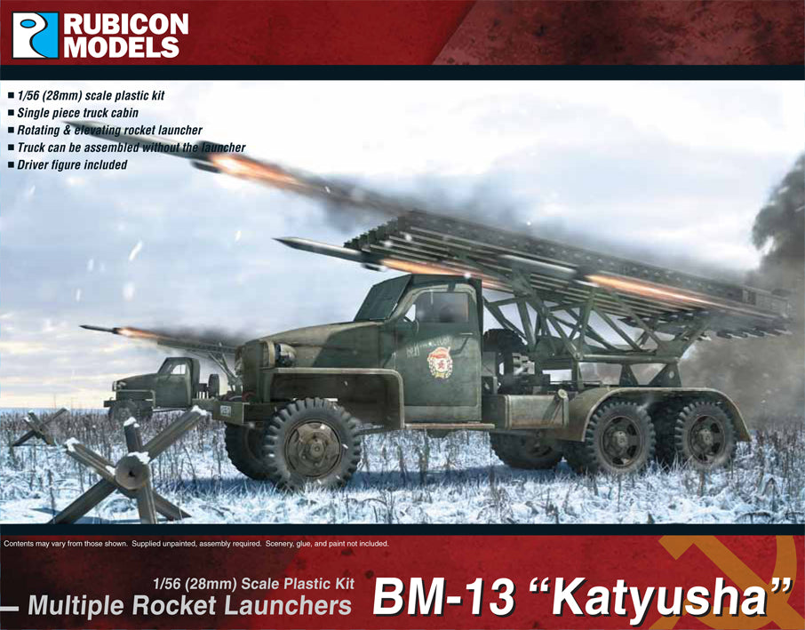 Rubicon Models 1/56 BM-13 katyusha MRL Scale Model Rubicon models.