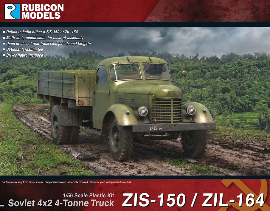 Rubicon Models 1/56 ZIS-150 / ZIL-164 truck Scale Model Rubicon models.