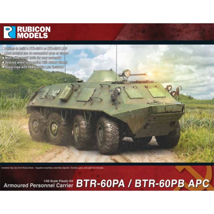 Rubicon Models 1/56 BTR-60PA / BTR-60PB APC Scale Model Rubicon models.