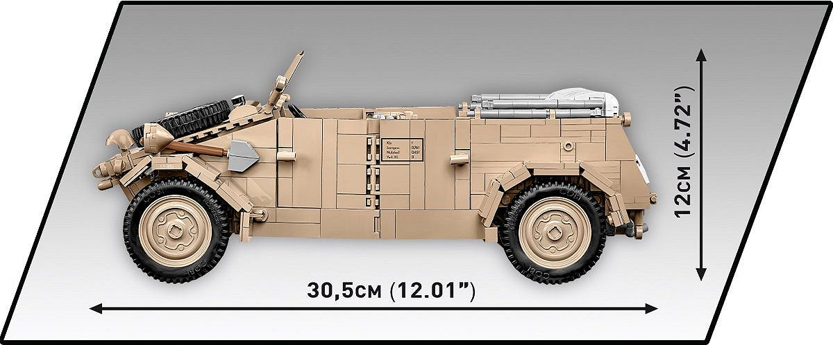 Cobi 1/12 Scale Kübelwagen Type 82 Brick Model Kit Cobi