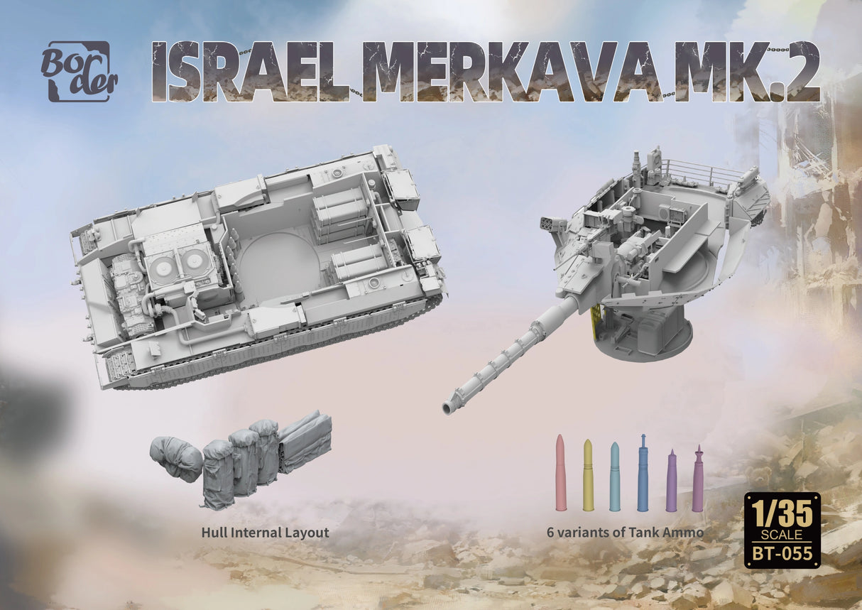 Border Model 1/35 Merkava Mk2 (full interior)