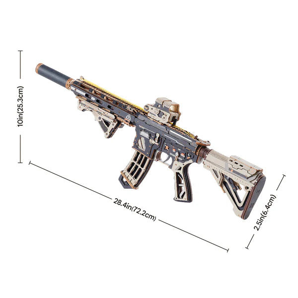Rokr: M416 Carbine Wooden Puzzle Toy Robotime