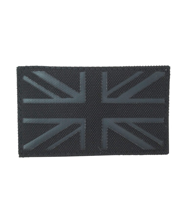 UK laser cut patch black/grey Iron On Badge Kombat