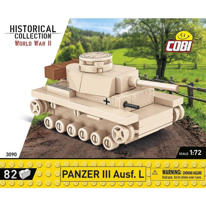 Cobi 1:72 Scale Panzer III Ausf. L Brick Model Kit Cobi