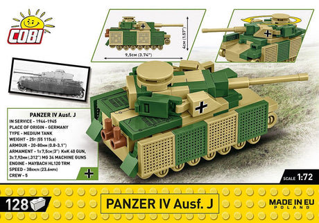 Cobi Panzer IV Ausf. J 1/72 Scale