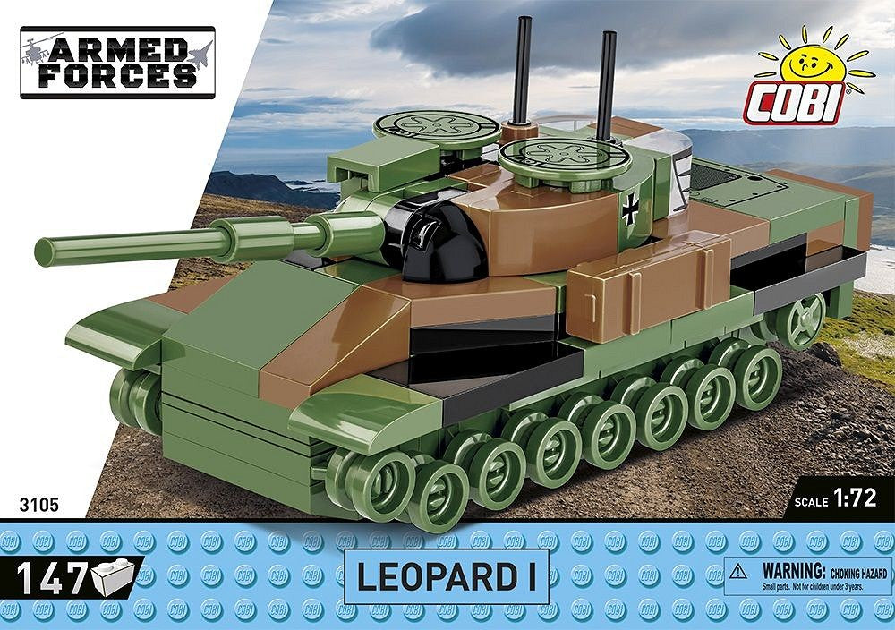 Cobi 1:72 Leopard I Brick Model Kit Cobi