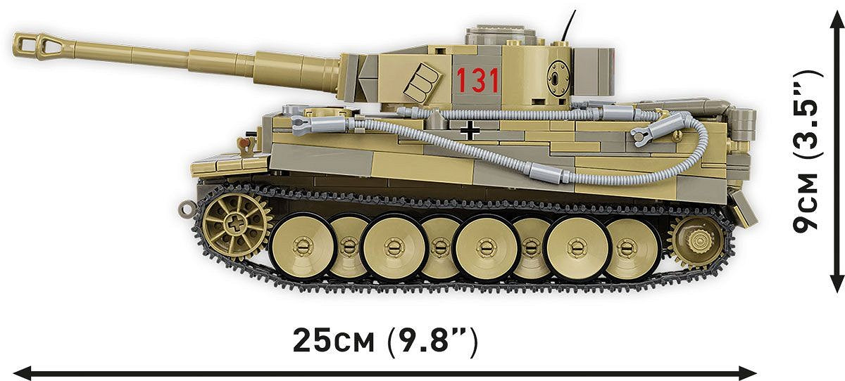 Cobi 1/35 Scale Tiger 131 Brick Model Kit Cobi