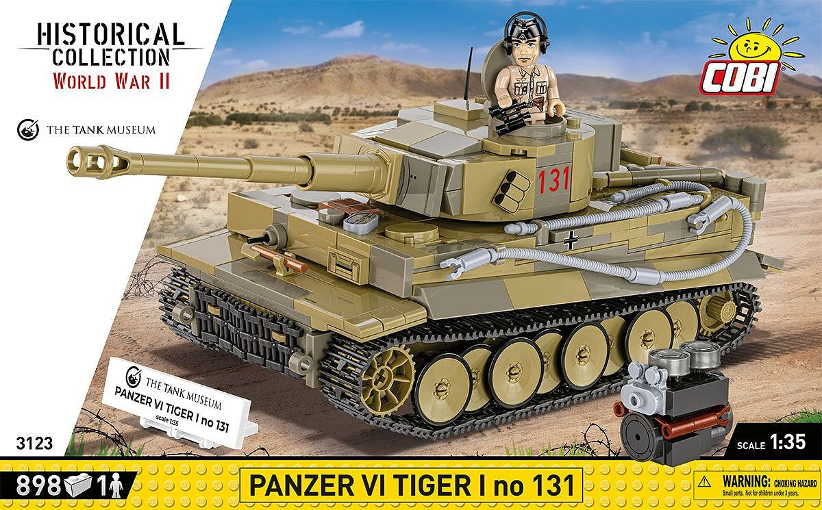 Cobi 1/35 Scale Tiger 131 Brick Model Kit Cobi