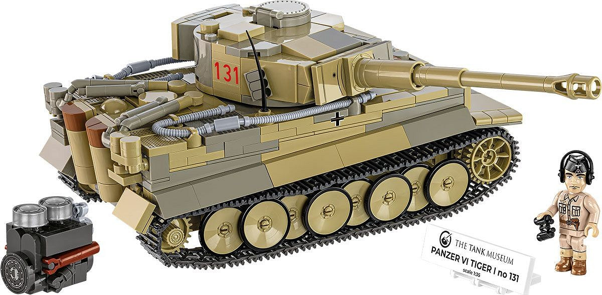 Cobi 1/35 Scale Tiger 131 Brick Model Kit Cobi
