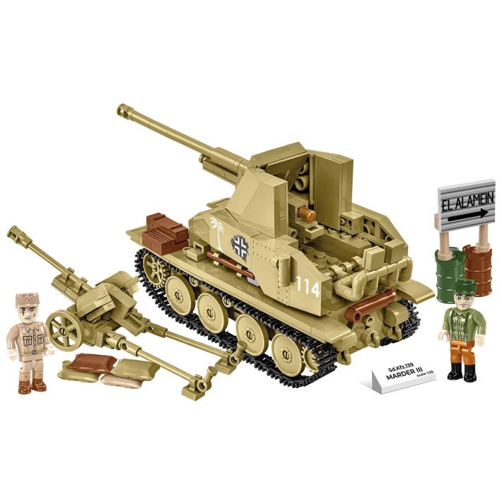 Cobi 1/35 Scale Sd.Kfz.139 Marder III Brick Model Kit Cobi