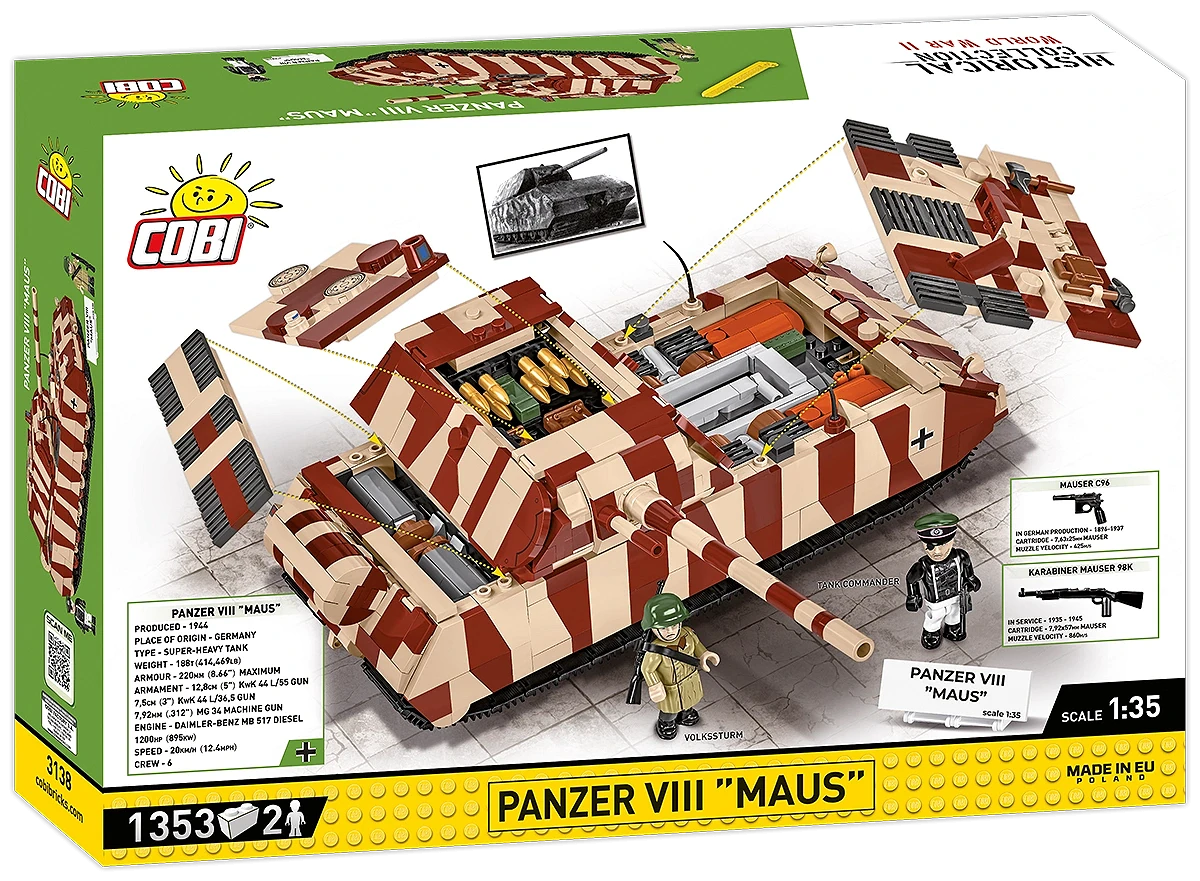 Cobi 1/35 Panzer VIII Maus Brick Models Cobi