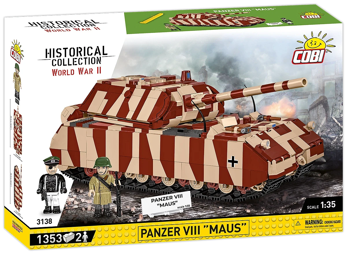 Cobi 1/35 Panzer VIII Maus Brick Models Cobi