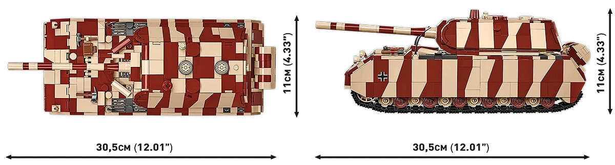 Cobi 1/35 Panzer VIII Maus Brick Models Cobi