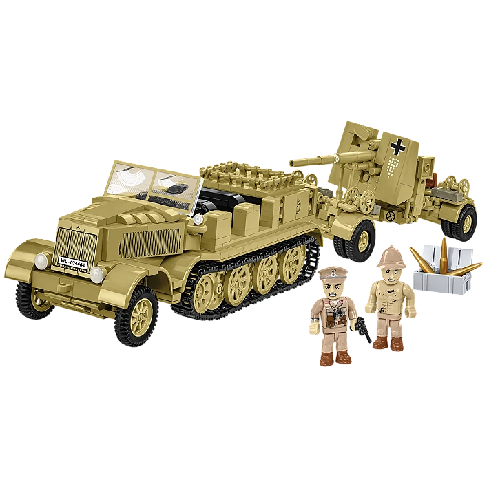 Cobi 1/35 Scale: Sd.Kfz.8 Towing 8.8cm Flak 36 Brick Model Kit Cobi