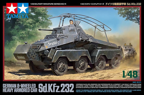 Tamiya 1/48 SD.KFZ. 232 Scale Model Tamiya