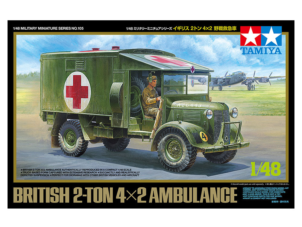 Tamiya 1/48 British 2t 4x2 Ambulance Scale Model Tamiya