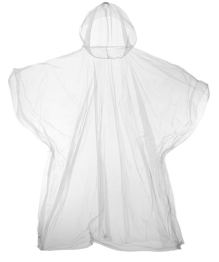 Emergency Poncho – Clear Hoodie Kombat