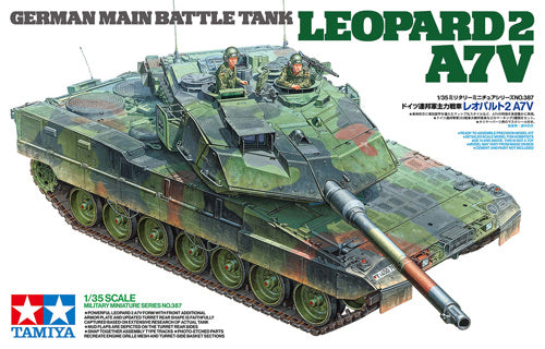 Tamiya 1/35 Scale Leopard 2 A7V Scale Model Tamiya