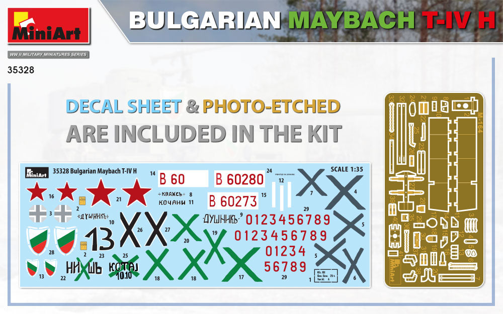 MiniArt 1/35 Bulgarian Maybach T-4 H Scale Model MiniArt