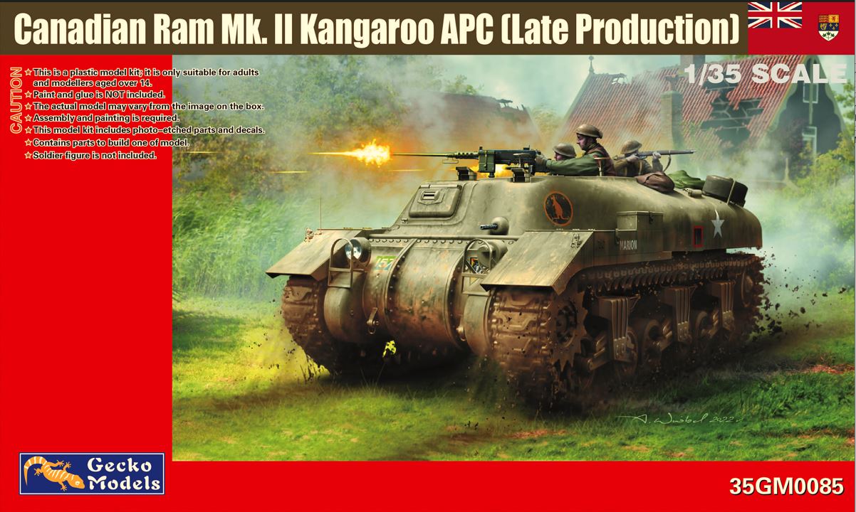 Gecko 1/35 Canadian Ram Mk.II Kangaroo APC (Late Production) Scale Model Gecko