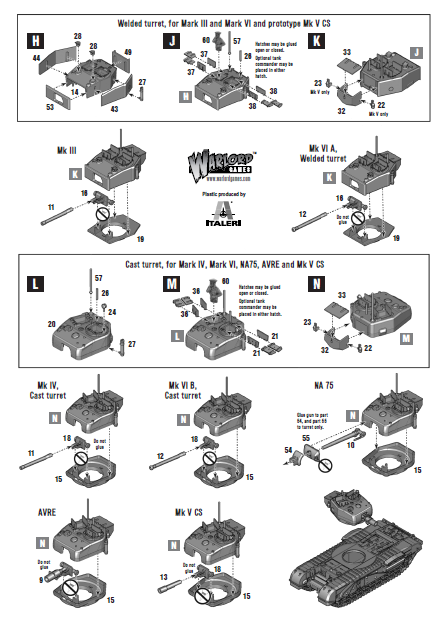 Warlord Games Bolt Action 1/56 Scale - British Churchill Infantry Tank Scale Model warlord games Ltd