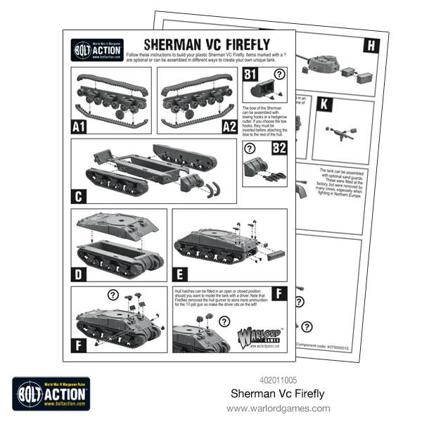 Warlord Games Bolt Action 1/56 Scale British Sherman VC Firefly