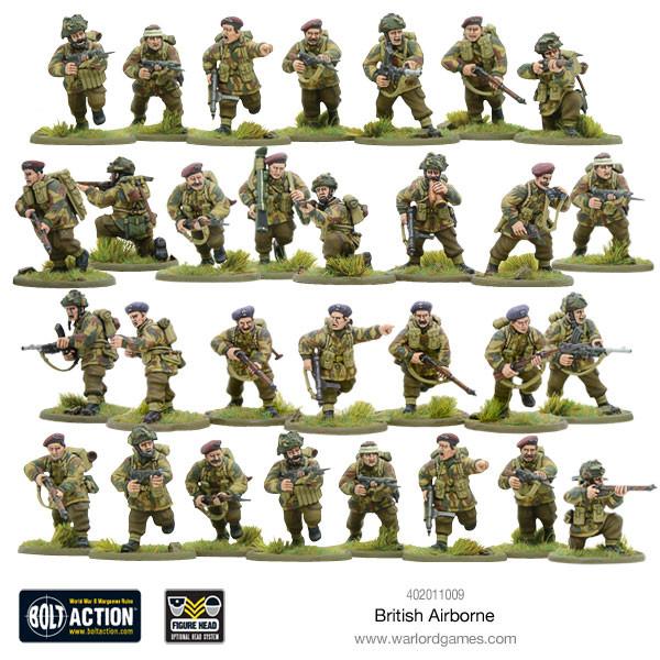 Warlord Games Bolt Action 1/56 Scale - British Airborne Scale Model warlord games Ltd